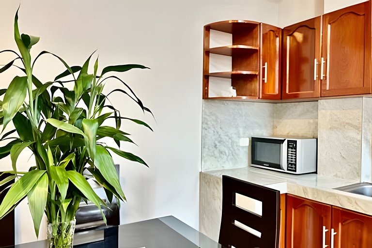 Depa a 5min centro 2HAB con A/C Terraza y Parrilla