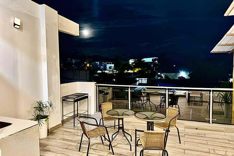 Depa a 5min centro 2HAB con A/C Terraza y Parrilla