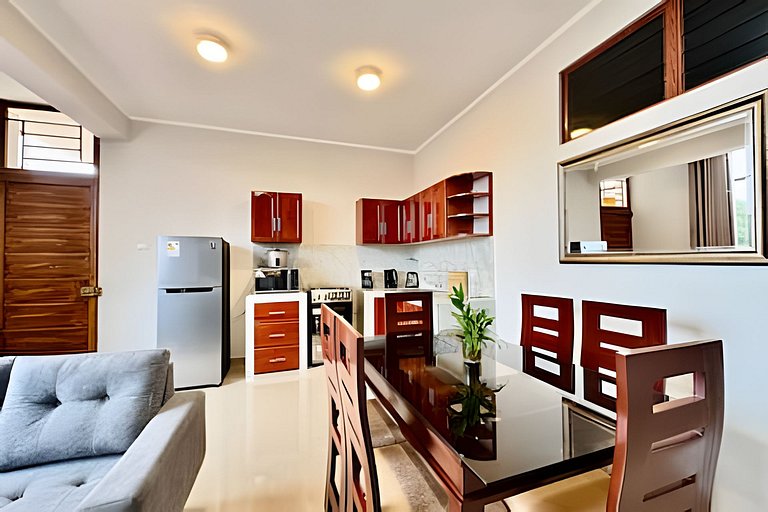 Vive a 5min centro 2HAB con A/C Terraza y Parrilla
