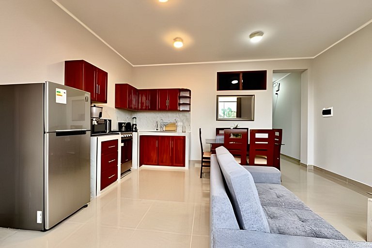 Vive a 5min centro 2HAB con A/C Moderno y Amplio