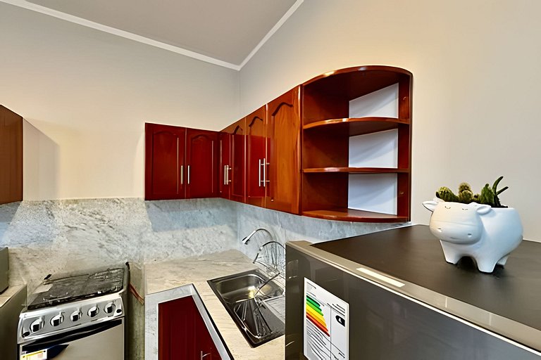 Vive a 5min centro 2HAB con A/C Moderno y Amplio