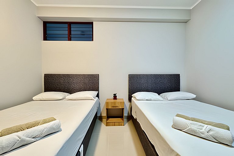 Vive a 5min centro 2HAB con A/C Moderno y Amplio