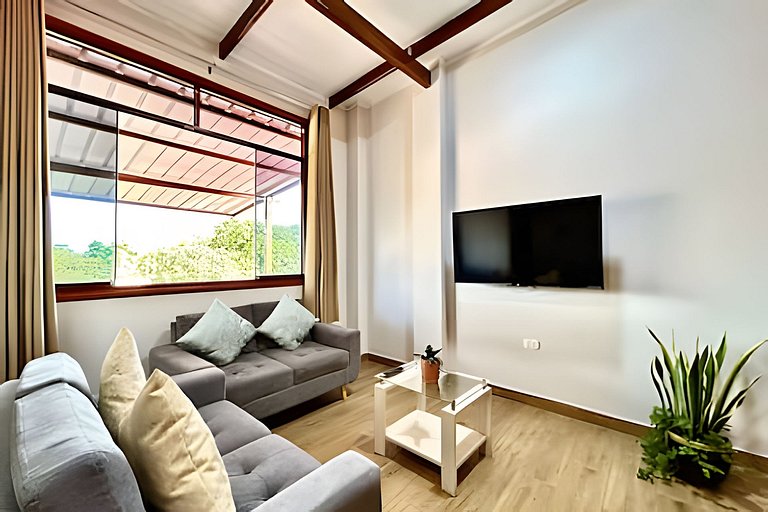 Vive a 5min centro 2HAB con A/C Terraza & Parrilla