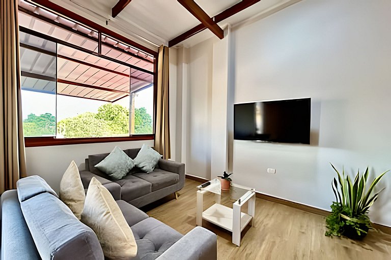 Vive a 5min centro 2HAB con A/C Terraza & Parrilla