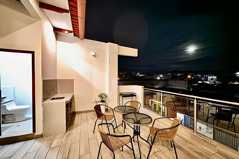 Vive a 5min centro 2HAB con A/C Terraza & Parrilla