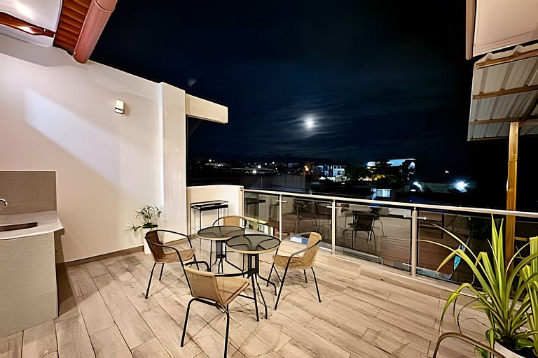 Vive a 5min centro 2HAB con A/C Terraza & Parrilla
