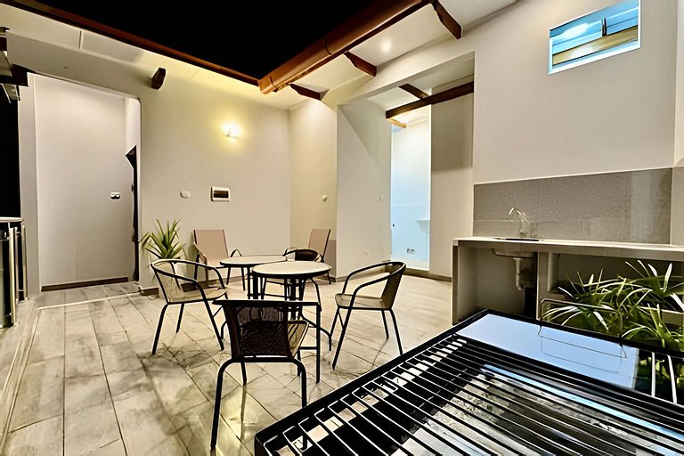 Vive a 5min centro 2HAB con A/C Terraza & Parrilla
