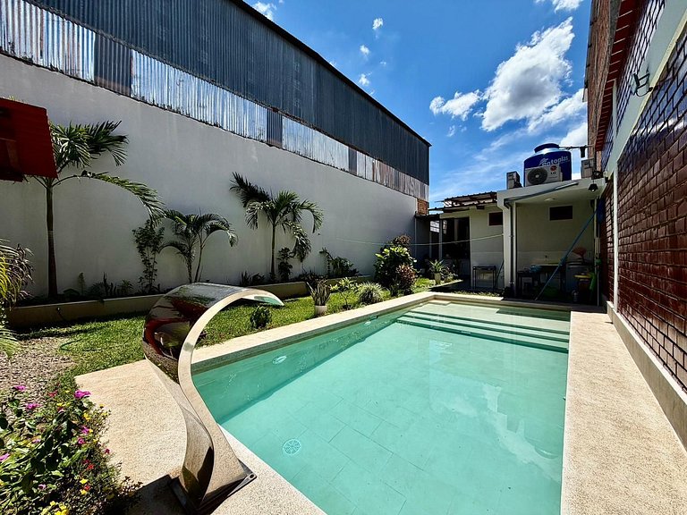Piscina Privada Casa a 5Min centro 3HAB con A/C