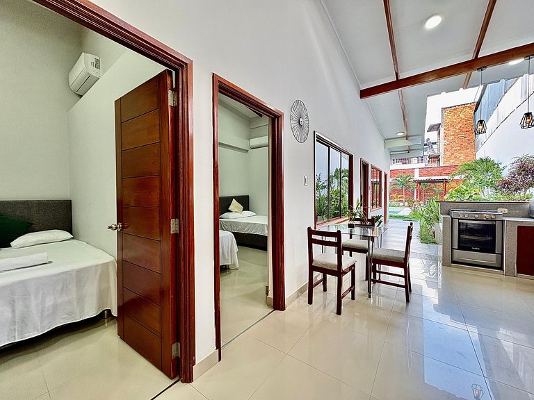 Piscina Privada Casa a 5Min centro 3HAB con A/C