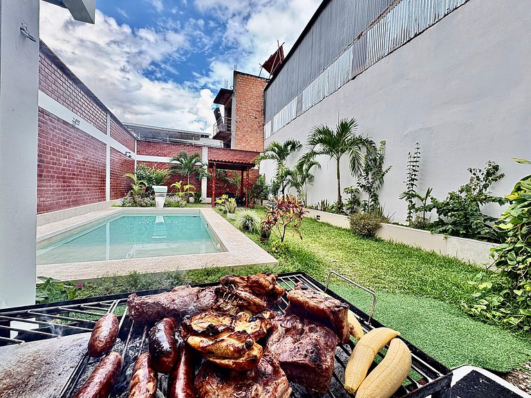 Piscina Privada Casa a 5Min centro 3HAB con A/C