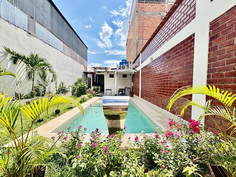 Piscina Privada Casa a 5Min centro 3HAB con A/C