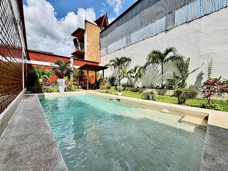 Piscina Privada Casa a 5Min centro 3HAB con A/C