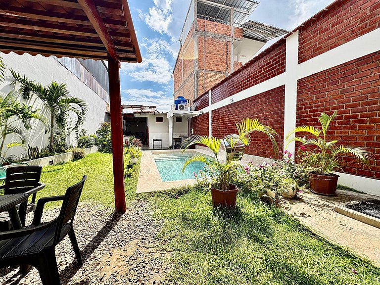 Piscina Privada Casa a 5Min centro 3HAB con A/C