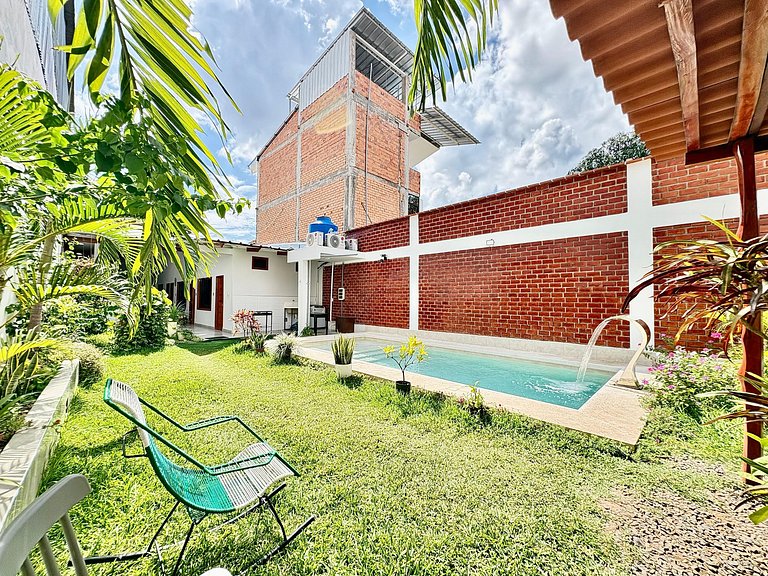 Piscina Privada Casa a 5Min centro 3HAB con A/C