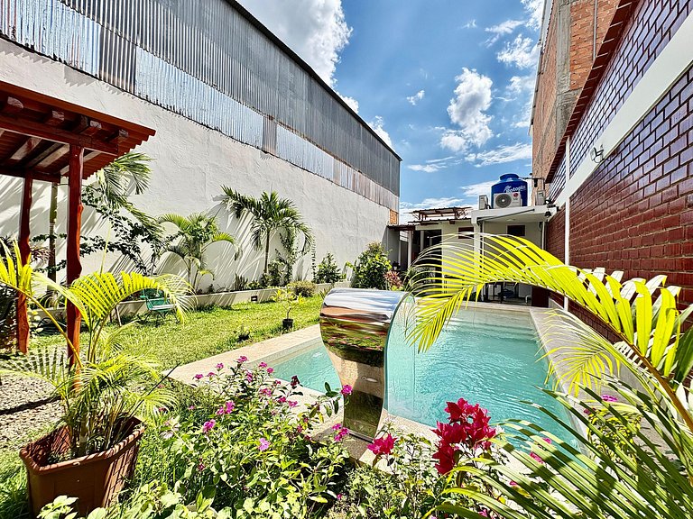 Piscina Privada Casa a 5Min centro 3HAB con A/C